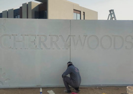 Cherrywoods GRC Sign Board